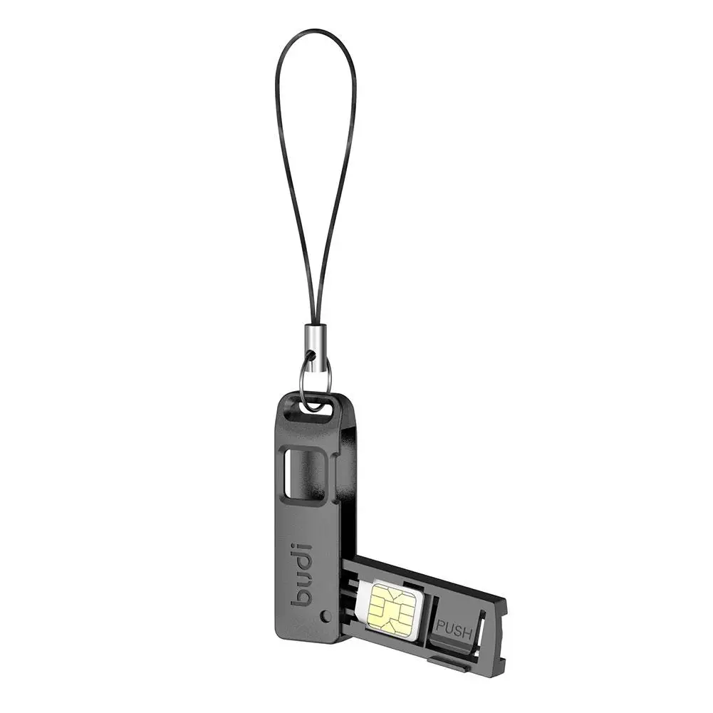 5pcsMulti-function Card Slot Storage Box TF SIM Card Ejector Storage Slot With Lanyard Anti-lost SIM Card Removal Needle Pin