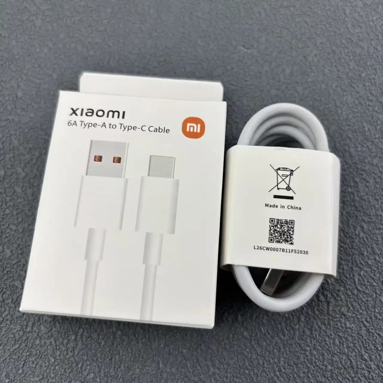 Xiaomi 6A Type-A to Type-C Cable 100cm Turbo Fast Charging and Data Transmission for MI 17 15 14 Ultra 13 12 10 9 Pro 15T 14T 9T