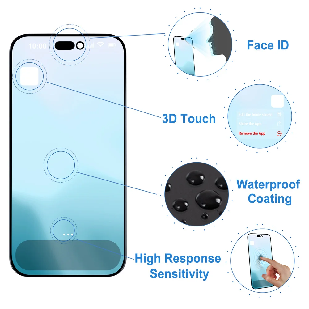 A3090 A2846 A3089 A3092 100% Tested Premium Lcd For IPhone 15 New Display Touch With 3D Touch Screen Replacement Factory Display