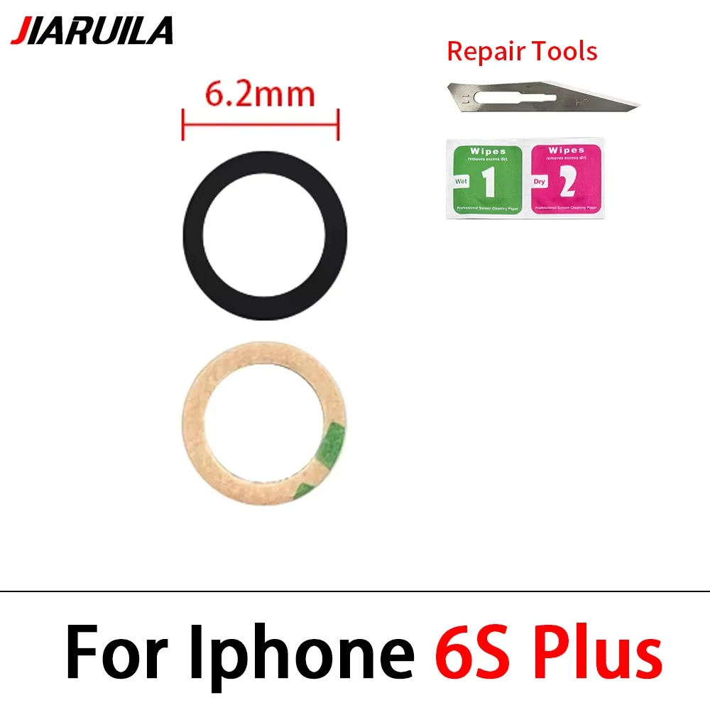 NEW Tested For IPhone 13 Pro Max 13mini 14 16 Plus 6s Camera Glass Lens Back Rear Camera Glass Lens with Glue Replacement Repair
