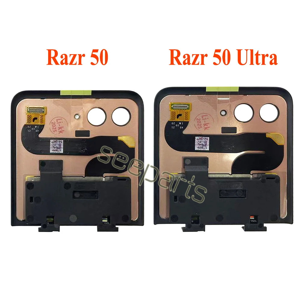 AMOLED For Motorola Razr 50 LCD Display For Moto Razr 50 Ultra Screen Main LCD And Secondary LCD Repair Parts