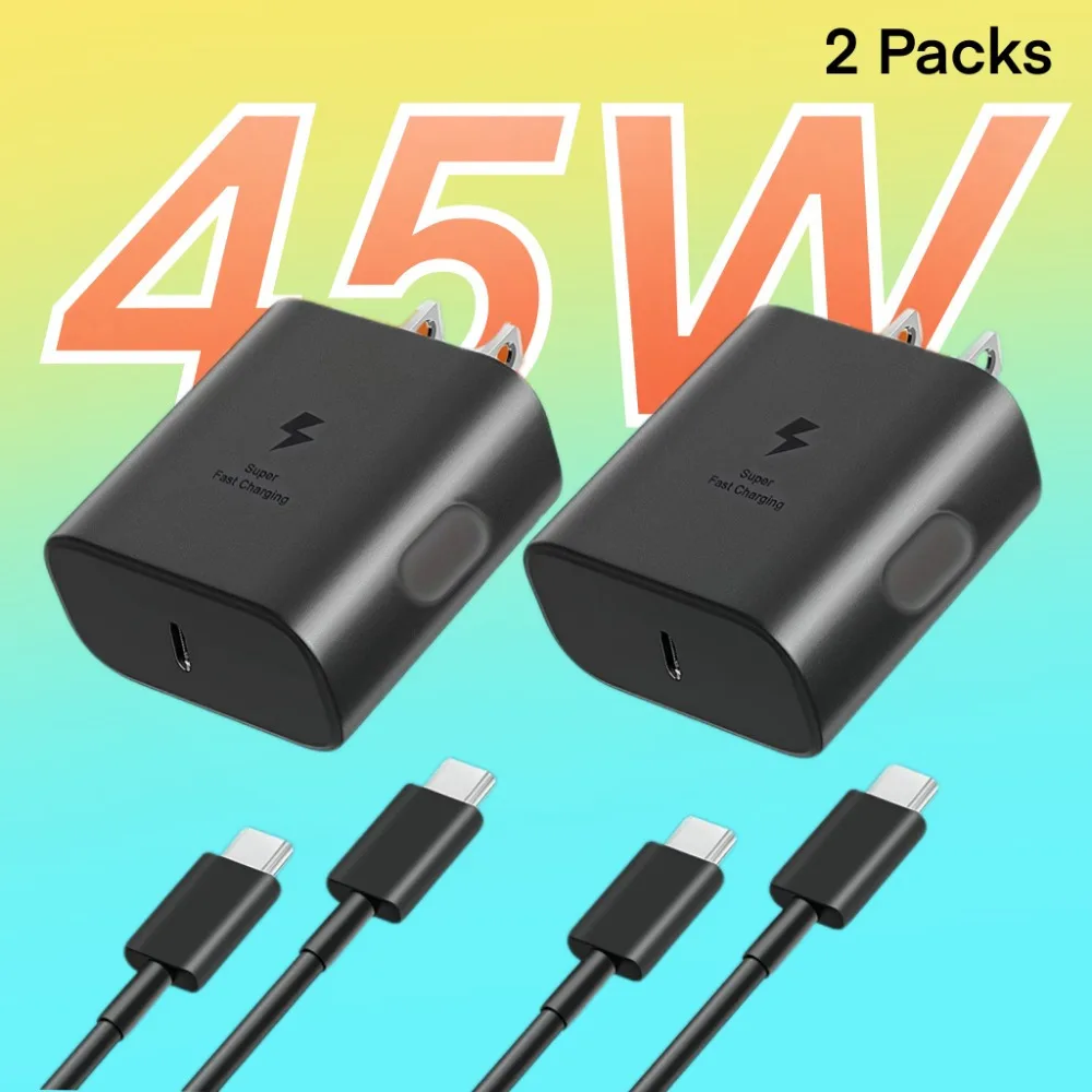 For Samsung Charger USB-C Super Fast Charger with 4FT Type 45W Charging Cable Cord Charger for Samsung Ultra/ S23/ S23+/ S22、
