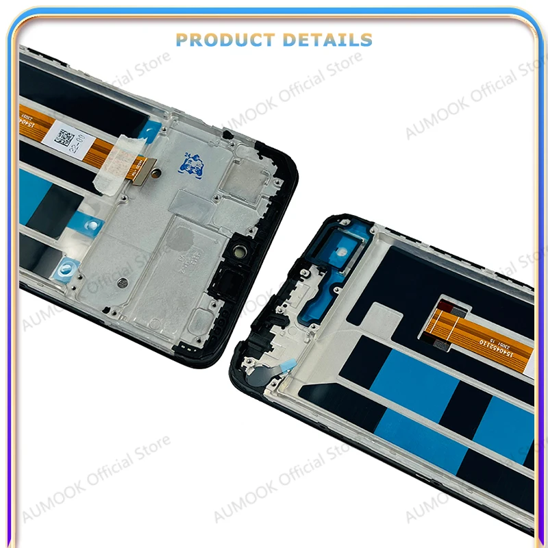 6.72" IPS LCD For OPPO Realme C55 RMX3710 LCD Display Touch Screen Digitizer Assembly With Frame LCD Screen Replacement Parts