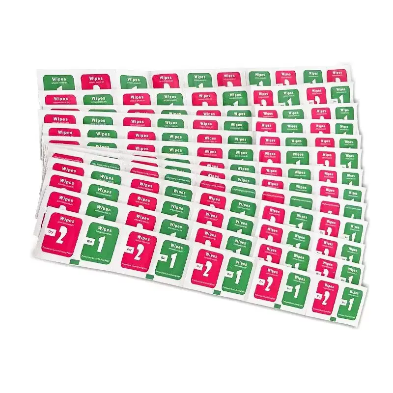 200Pcs Wet Dry Cleaning Wipes Paper Dust Absorber Sticker For Phone Screen Rear Camera Lens Optical Dust Cleaning Paper Cleaner