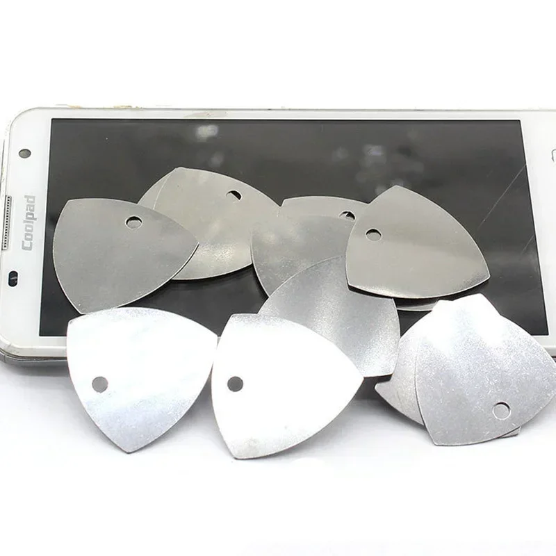 Metal Phone Opening Tools 10/20/50PCS Metal Guitar Picks Pry Opener for iPhone iPad Tablet PC Disassemble Repair Tool Kit