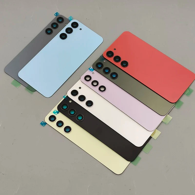 Back Glass Cover For Samsung Galaxy S23 S911B S23 Plus S23+ S916B Battery Cover Replacement Rear Door Housing Case & Camera Lens