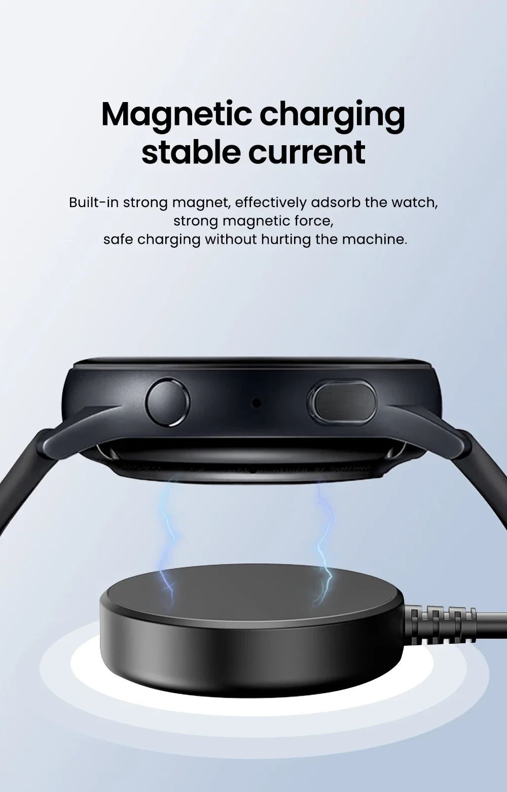 Magnetic Watch Wireless Charger For Samsung Galaxy Watch 8/7/6/5pro/5/4/3 Active 2 Portable Watch Fast Charging Dock Station