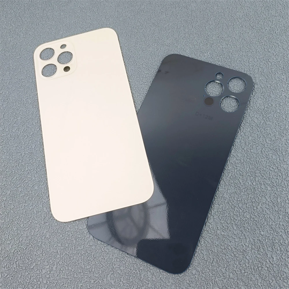 Back Cover For iPhone 12Pro/12ProMax Glass Battery Cover Door Housing Replacement Part for iPhone 12 Pro Max Battery Back Cover