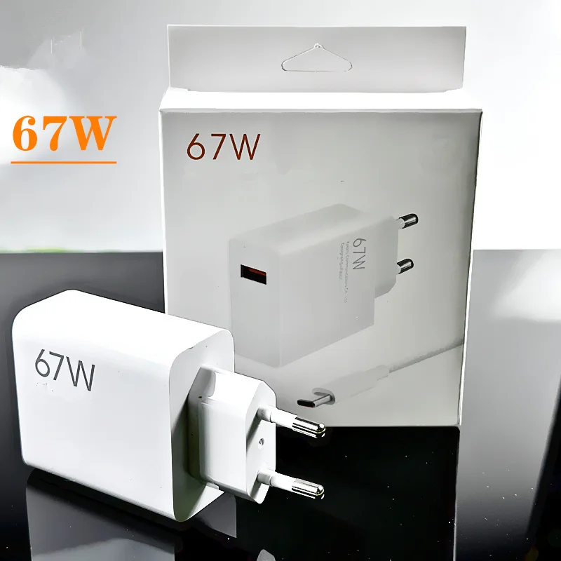 67w For Xiaomi Charger Turbo Charge Gan EU Adapter 6A Usb Type C Cable For Poco X5 F5 Pro Mi 13 Lite Mix Fold 3 2 Phone