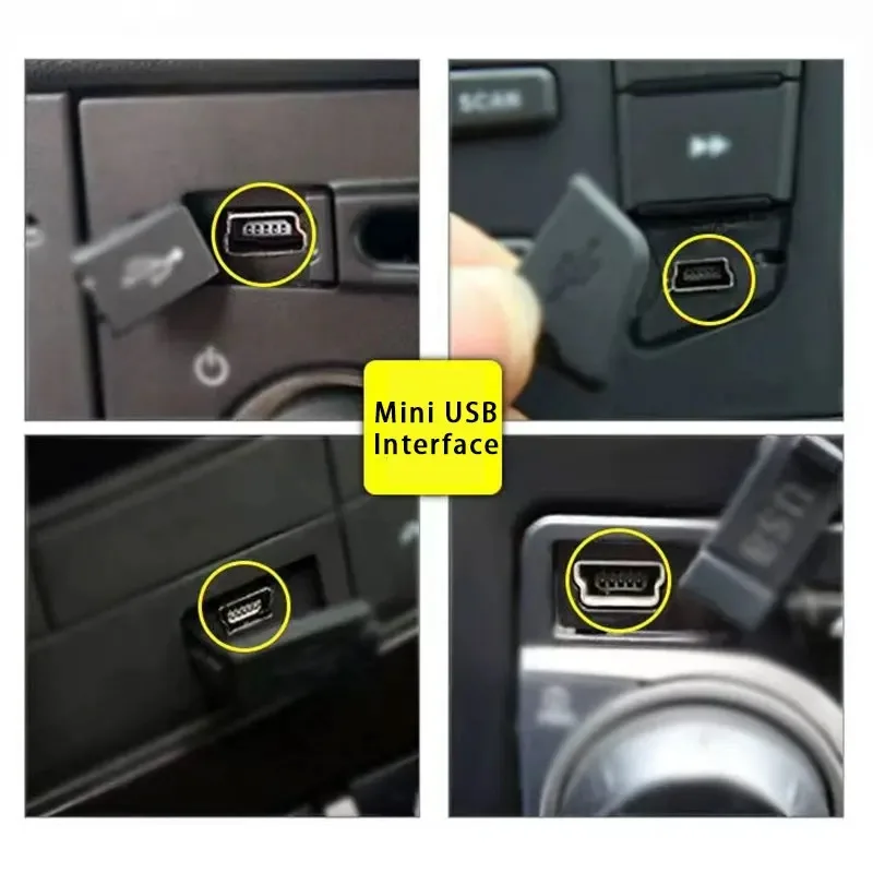 2PCS USB C Female to Mini USB 2.0 Male Adapter 480Mbps Data Transfer Charging Converter Connector for Digital Camera MP3 Player