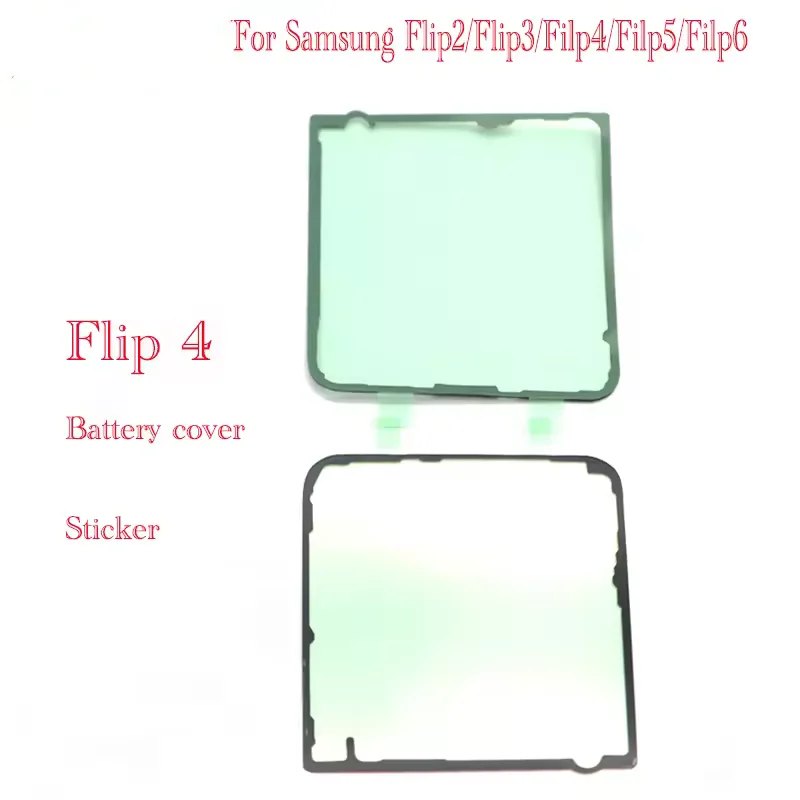 For Samsung Galaxy Z Flip 2 3 4 5 6 Rear Battery Back Cover Housing Waterproof Seal Sticker Adhesive Glue Tape