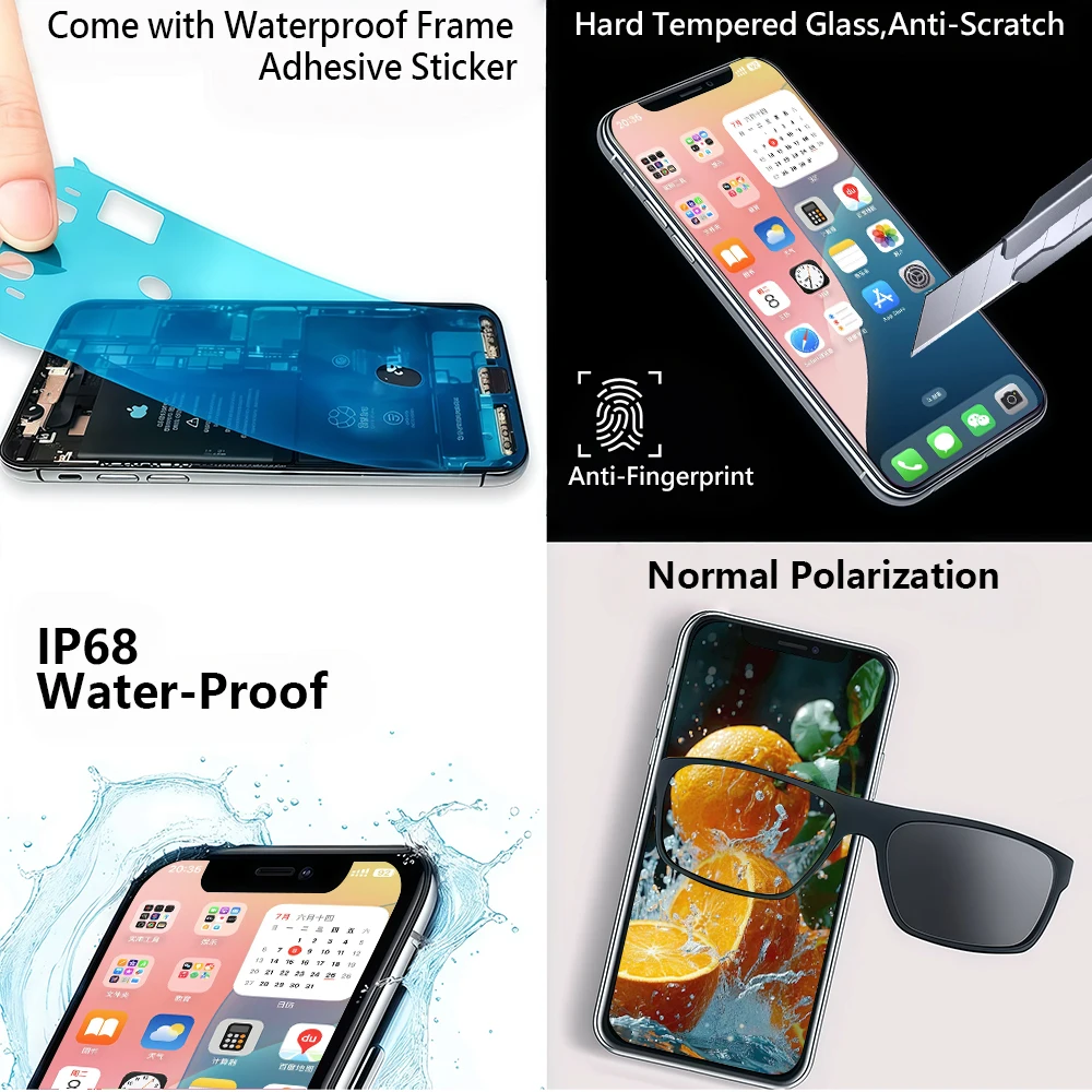 100% Excellent OEM Pantalla for iphone XR LCD Display Touch Screen Digitizer Assembly for iPhone XR LCD Replacement
