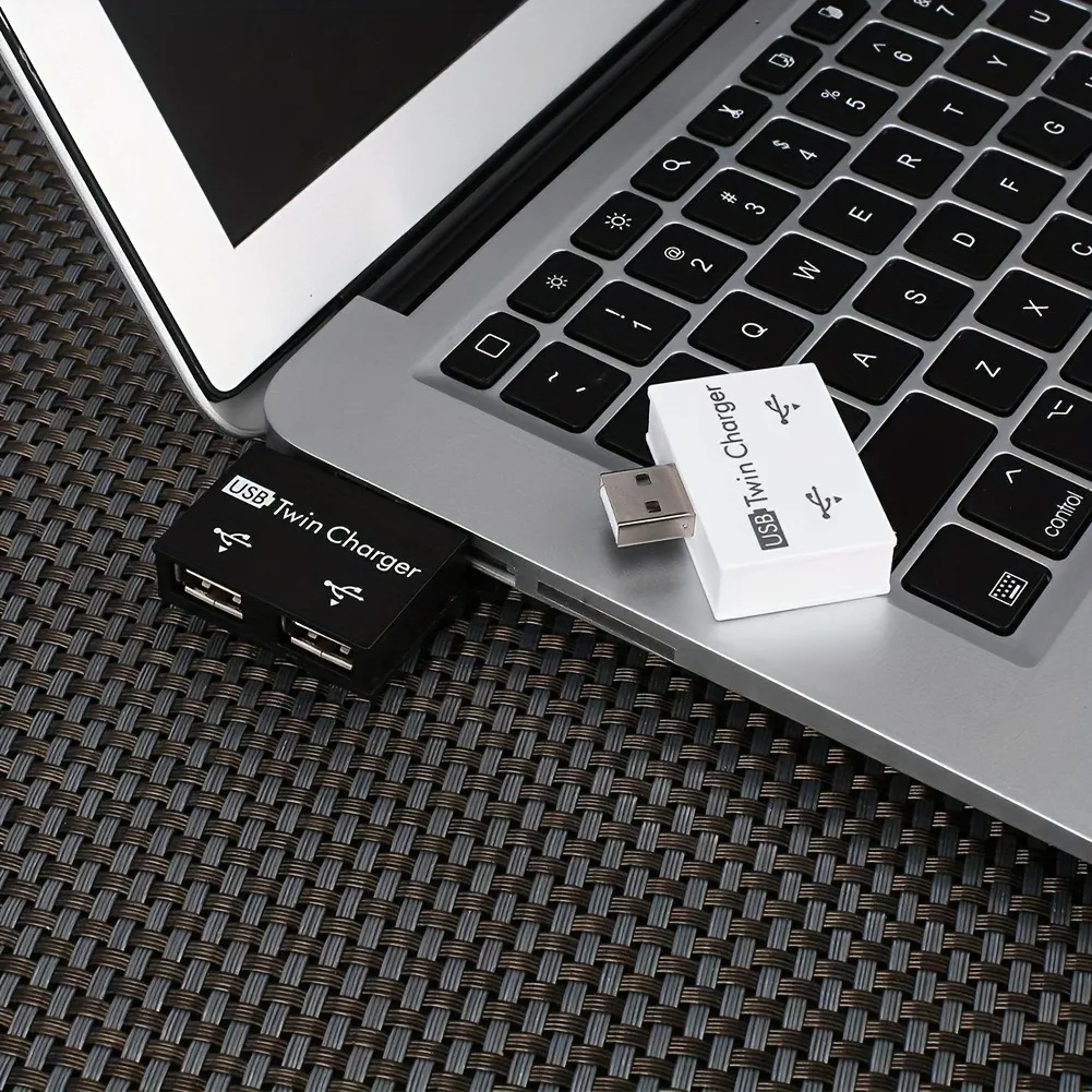 USB2.0 Splitter 1 Male To 2 Ports Female USB Hub Adapter Converter For Huawei Xiaomi Macbook Phone Laptop Charging Accessories