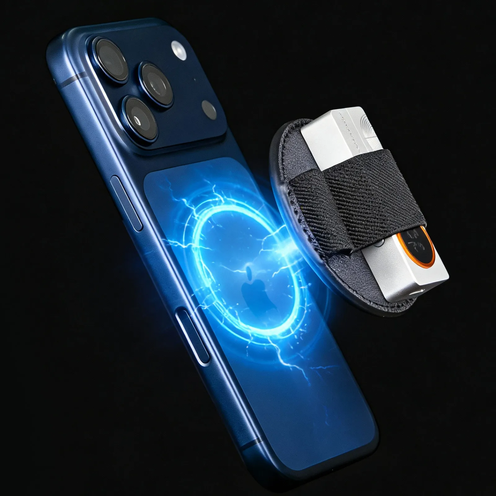 Mobile Phone Magnetic Back Clip Magnetic Dac holder For DS3/DS2 Dongle DAC/Wired IEM Earphones