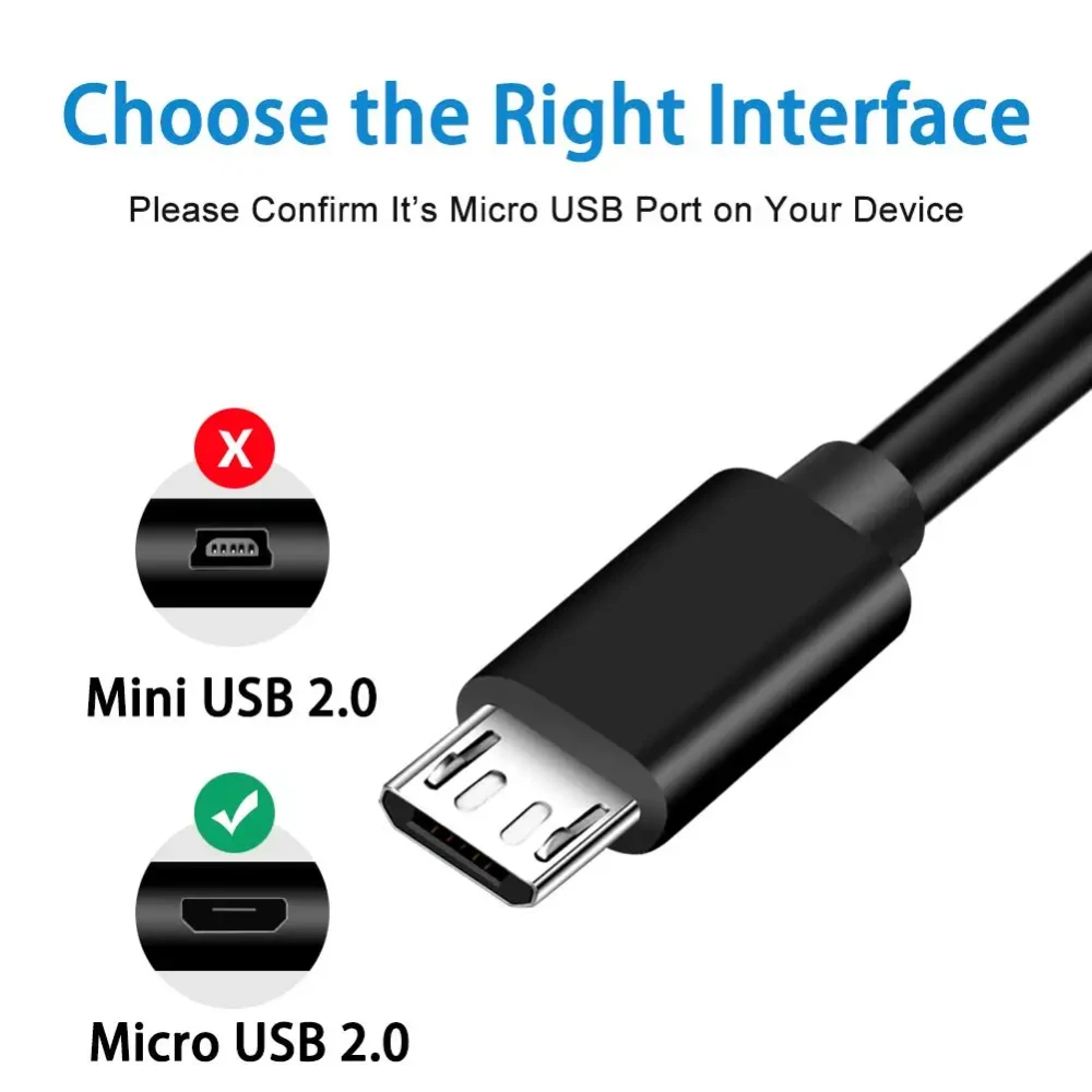 NNBILI Micro USB Cable 5A Fast Charging Wire Mobile Phone Micro USB Cable For Xiaomi Samsung Andriod Data Cable Cord