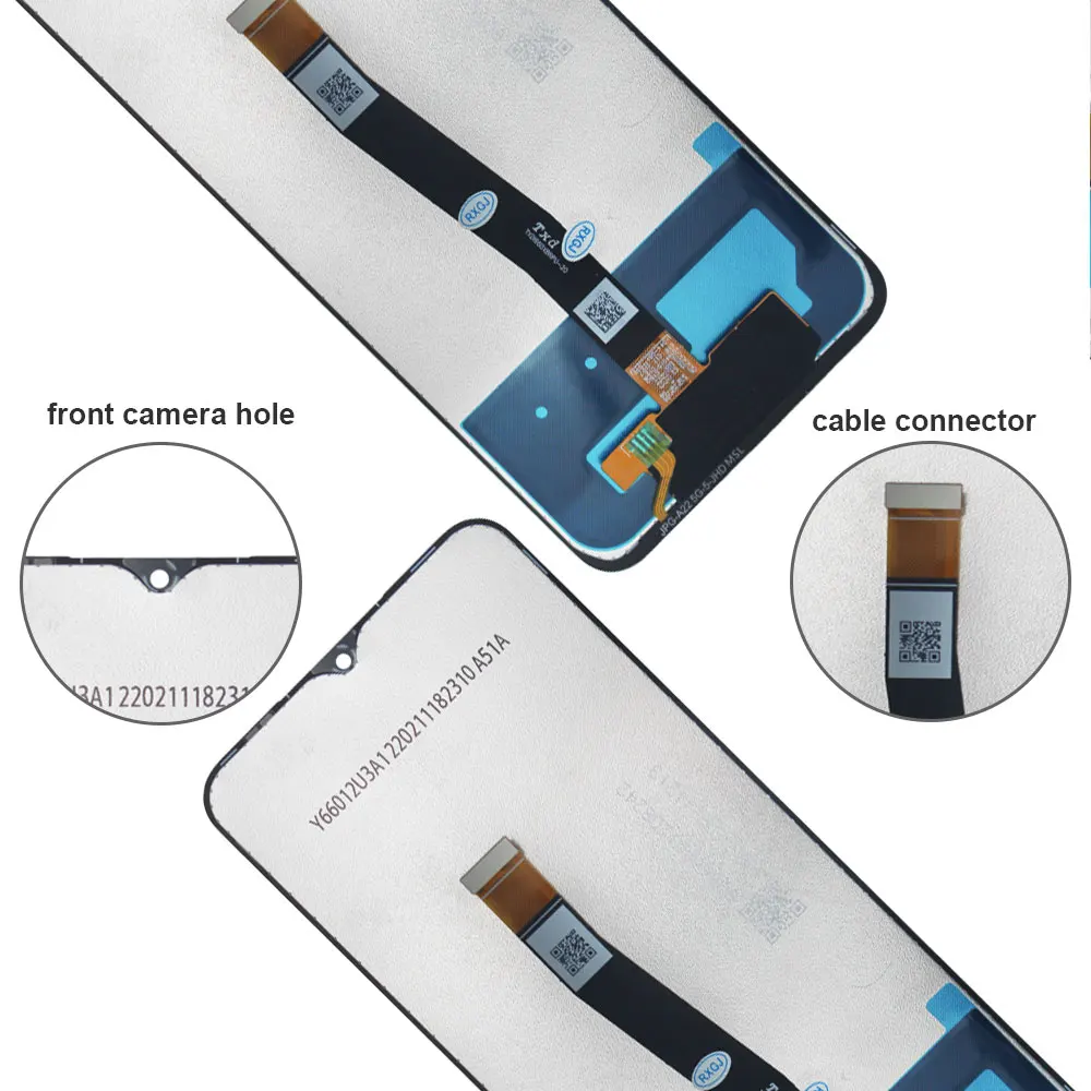 Tested LCD for Samsung Galaxy A22 5G A226B A226BR A226L Display Touch Screen Digitizer Assembly with Frame for Samsung A22 5G