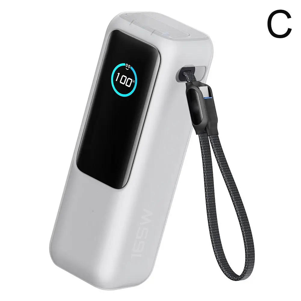 Silicone Case For Anker Zolo 25000mAh 165W Power Bank Portable Charger Protective Case Travel Carrying Case TF/SIM Storage Bag