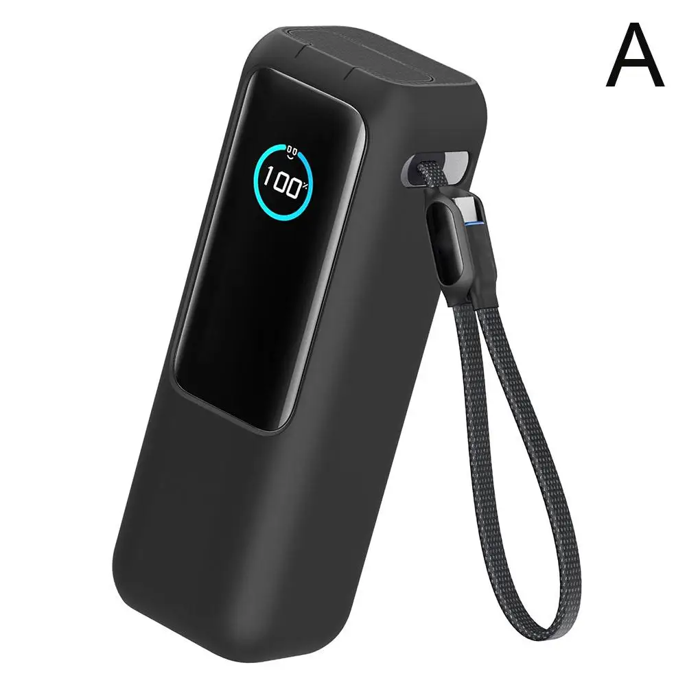 Silicone Case For Anker Zolo 25000mAh 165W Power Bank Portable Charger Protective Case Travel Carrying Case TF/SIM Storage Bag