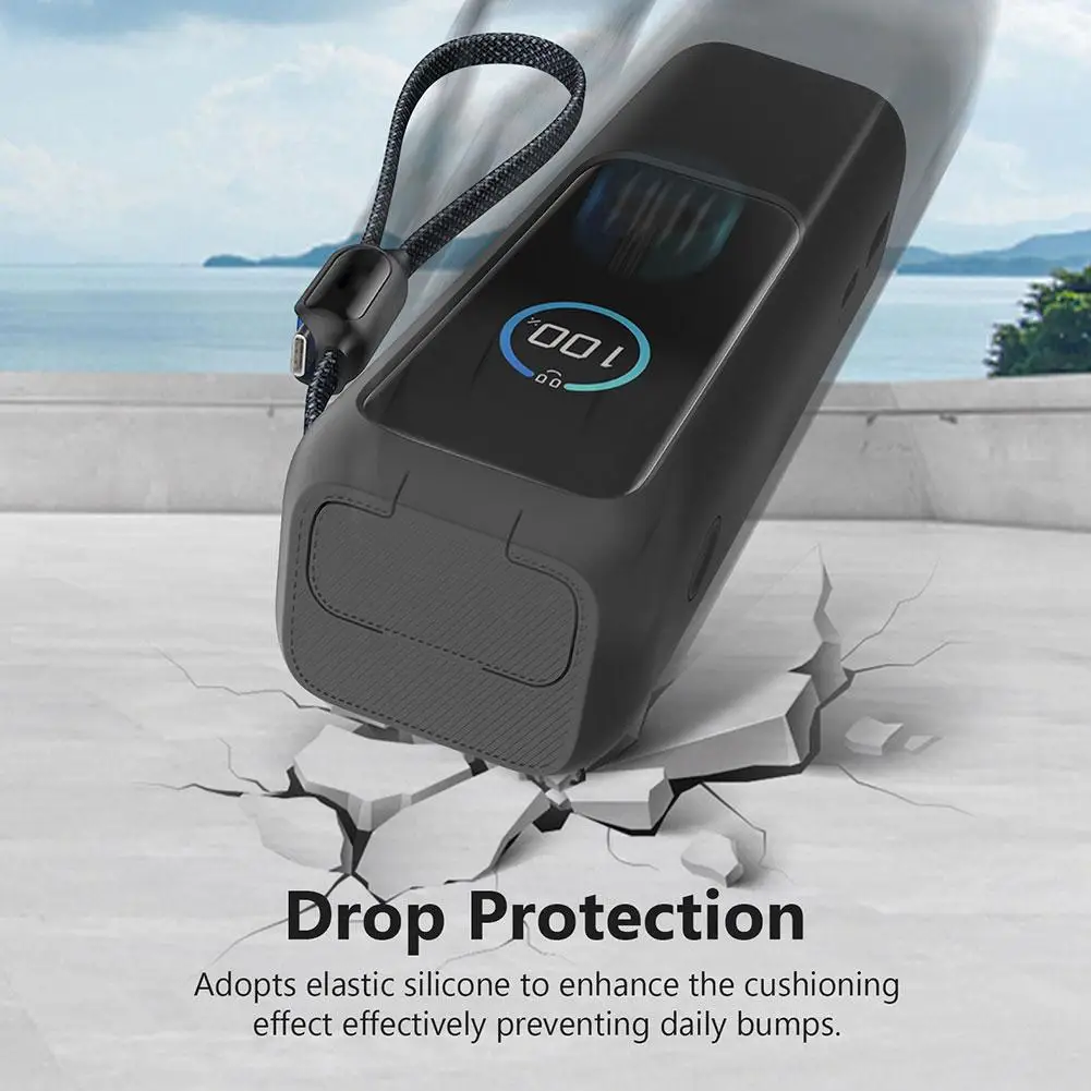Silicone Case For Anker Zolo 25000mAh 165W Power Bank Portable Charger Protective Case Travel Carrying Case TF/SIM Storage Bag