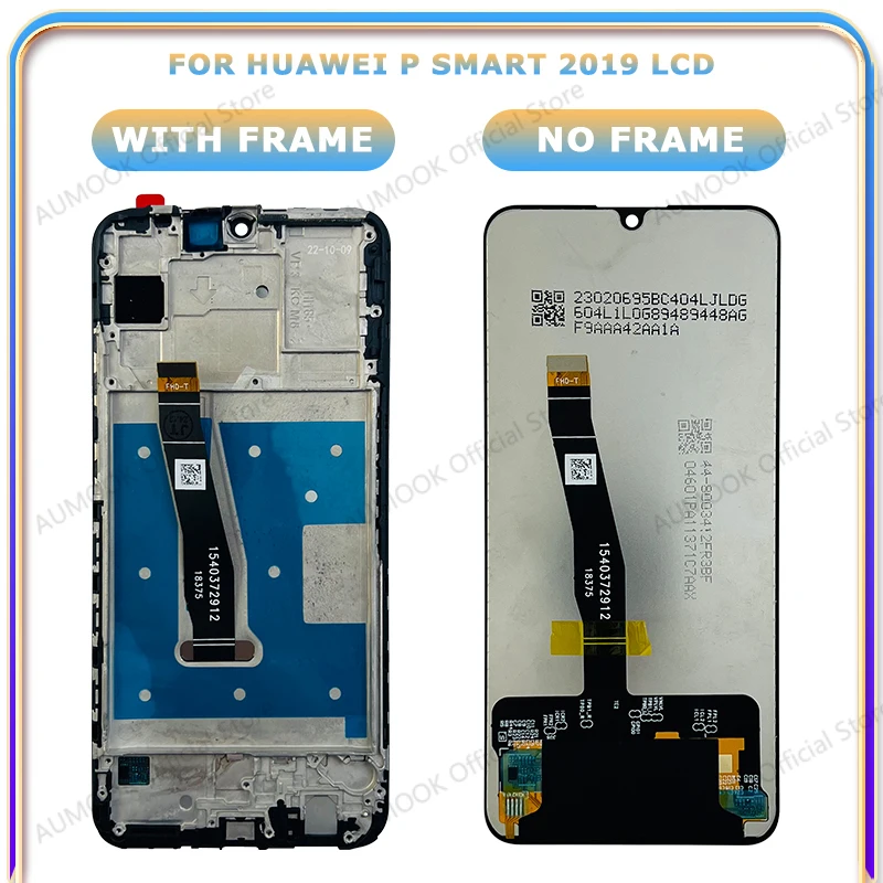 For Huawei P Smart 2019 LCD Display Touch Screen Digitizer Assembly With Frame POT-LX1 POT-LX3 LCD Screen Replace Repair Parts