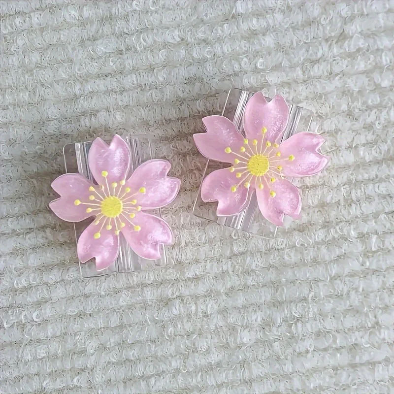 2pcs Cartoon Cable Protector Cute Flowers USB Charger Protector Cable Organizer Kawaii Data Line Cord Cable Winder For iPhone
