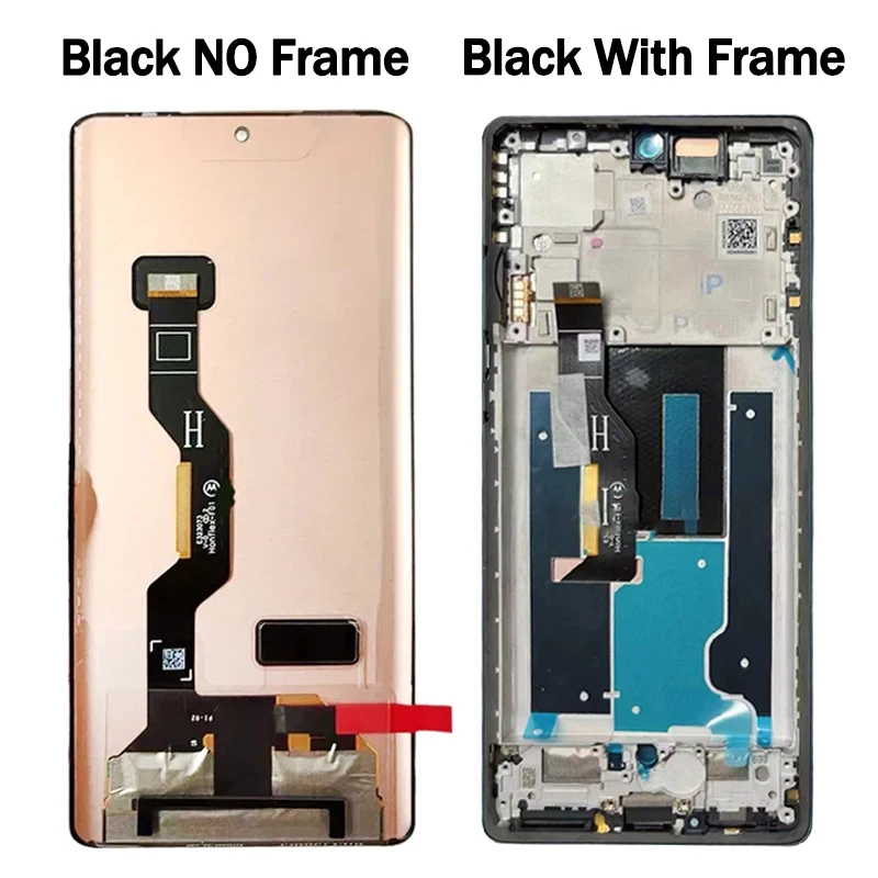 6.7'' P-OLED Edge50Fusion Display For Motorola Moto Edge 50 Fusion LCD Display Touch Screen Digitizer Assembly With Fingerprint