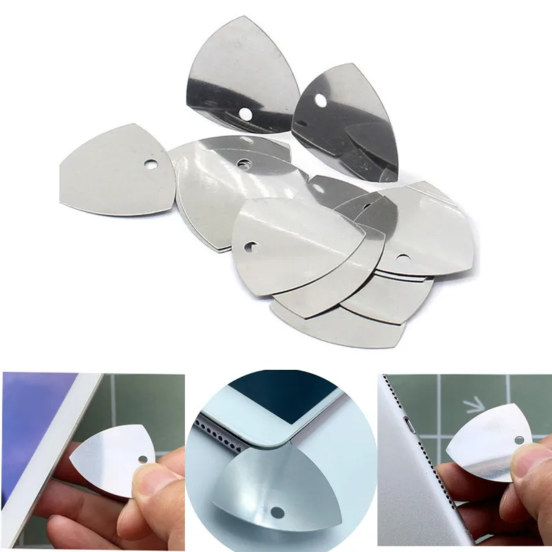 10/20/50PCS Metal Phone Opening Tools Metal Guitar Picks Pry Opener for iPhone iPad Tablet PC Disassemble Repair Tool Kit
