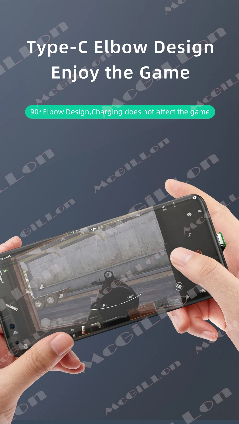 Flexible Flat Silicone Type C to USB C Cable Left/Right Up/Down Angled for Camera Phones 60W Fast Charging 480Mbps Data Transfer