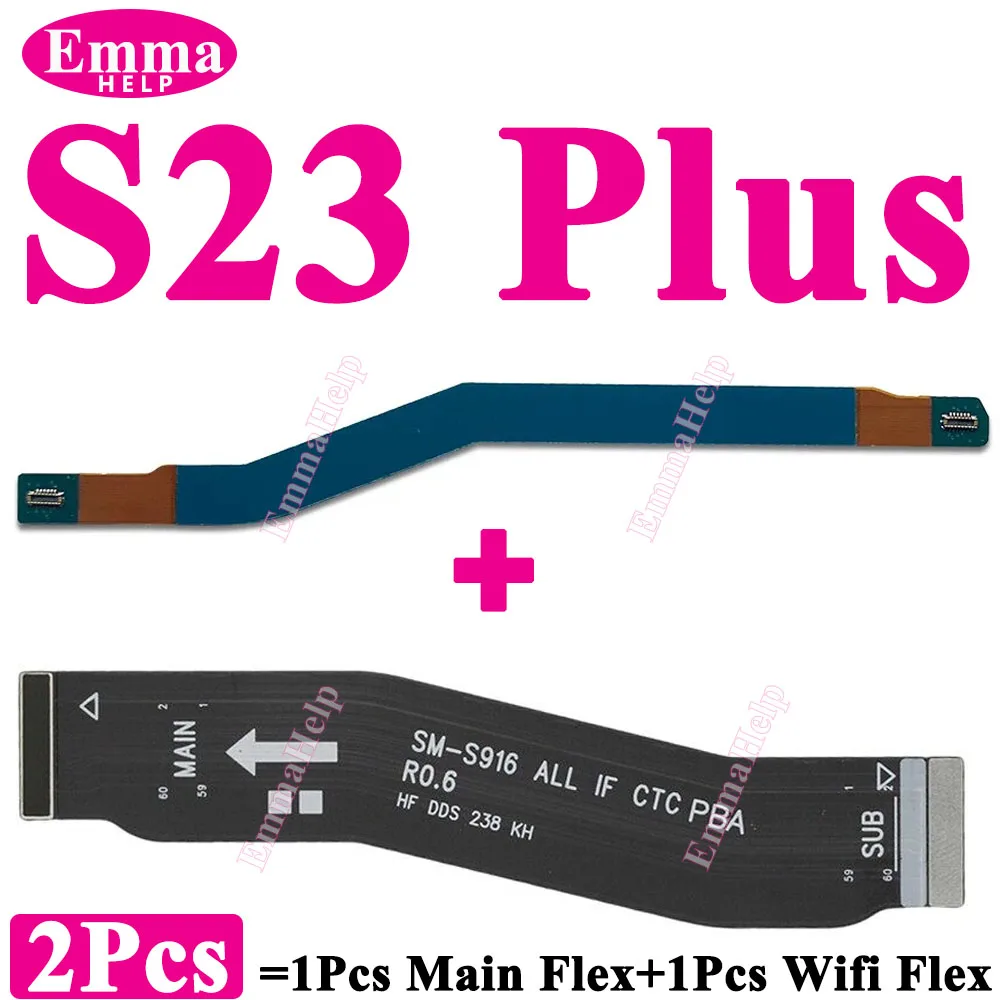 2pcs Motherboard Connect Flex For Samsung Galaxy S20 S21 S22 S23 S24 Plus Ultra Wifi Signal Connect Mainboard Flex Cable
