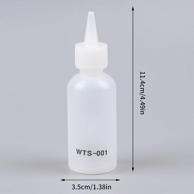 1Pc Liquid Alcohol With Needle 50ML WTS-001 For Phone PCB Welding Repair Plastic For Dispenser Rosin Solder Flux Paste