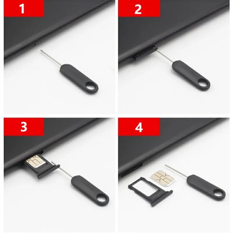 10pcs Universal Sim Card Tray Pin Ejecting Removal Needle Opener Ejector For General Mobile Phone