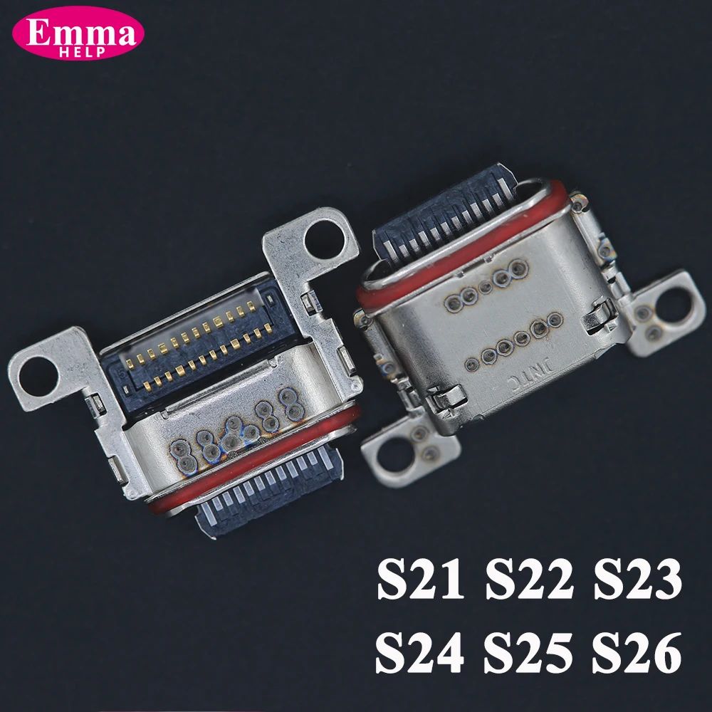 10Pcs Original Charging Port For Samsung S26 S25 S24 23 Ultra S22 S21 Plus S25 FE A34 A52 A53 A54 A56 Charger Connector Dock