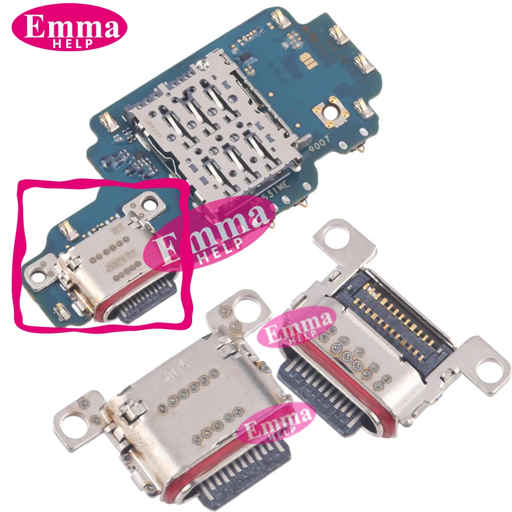 10Pcs Original Charging Port For Samsung S26 S25 S24 23 Ultra S22 S21 Plus S25 FE A34 A52 A53 A54 A56 Charger Connector Dock