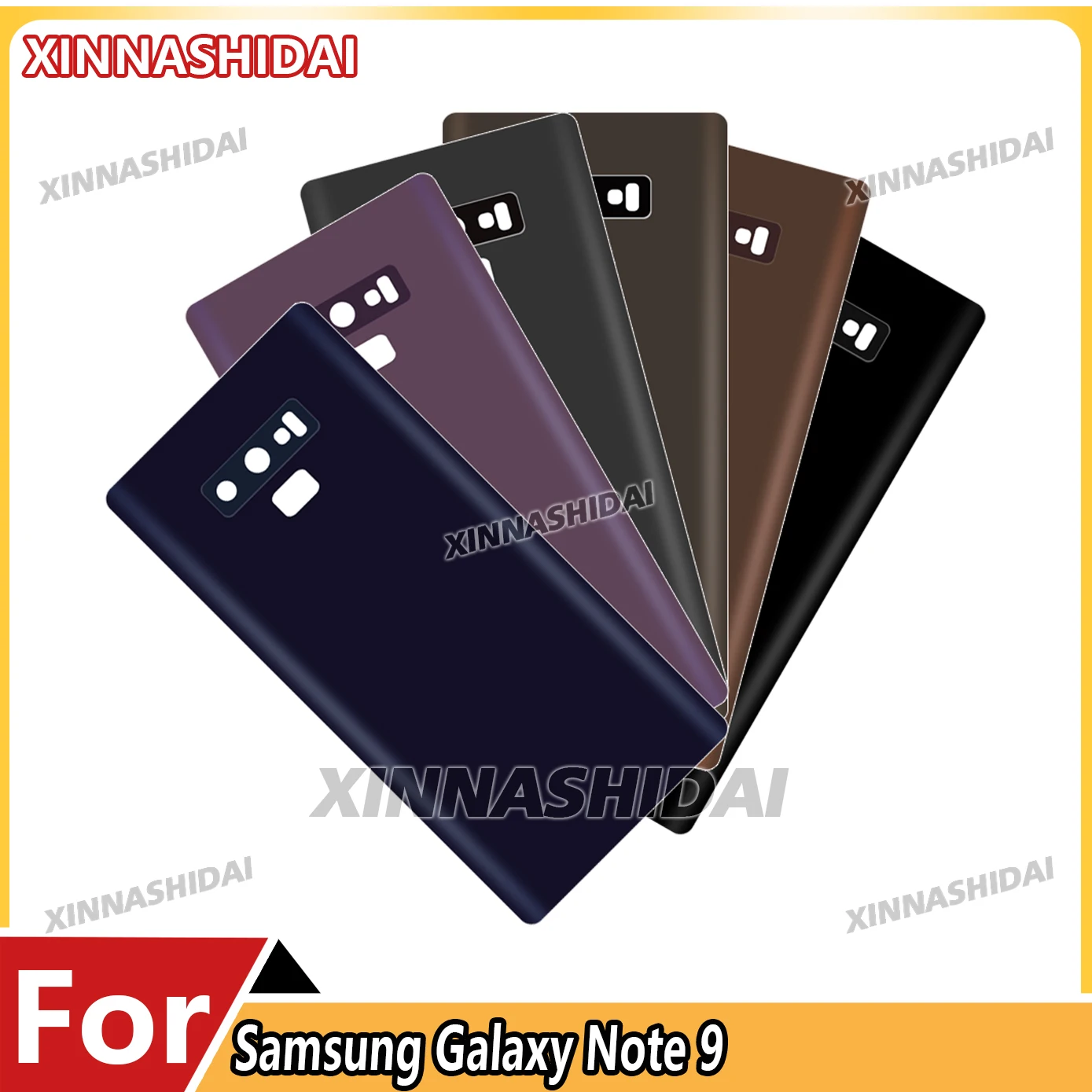 Guaranteed Fit Glass Battery Cover Housing Case - Replacement for Samsung Galaxy Note 9 N960 Series (N960, N9600, N960F)