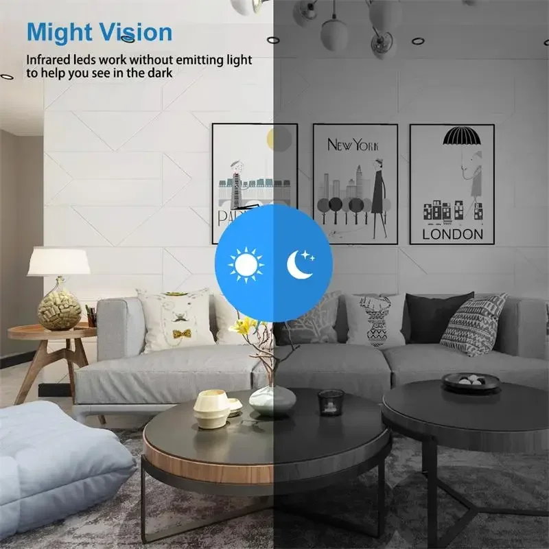 Mini 1080P HD Camera WiFi Wireless Remote Camera Night Vision Baby Pet Indoor Security Home Monitoring IP Audio Video Recorder