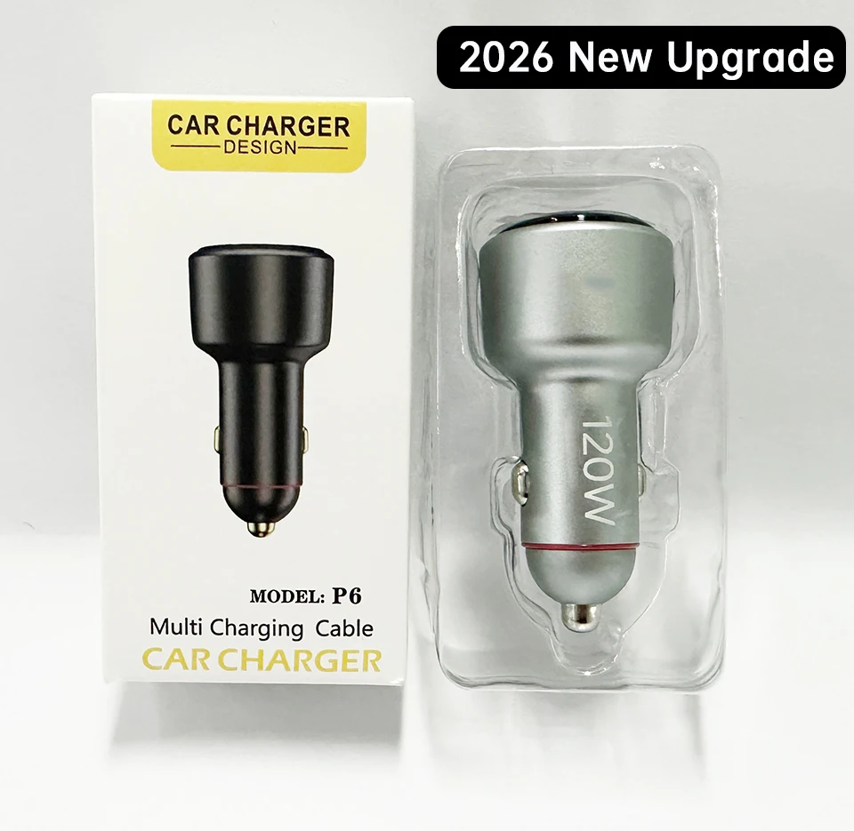 For Xiaomi Car Charger 120W 100W HyperCharge Super Fast Charging In Car Cargador Auto For Mi 17 15 14 13 12 Poco F8 X7 X6 Redmi