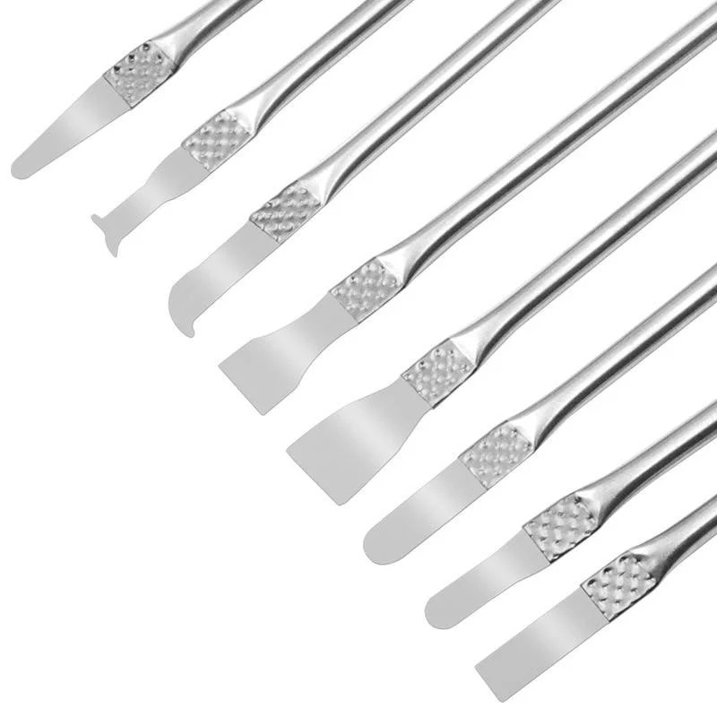 8Pcs Ultra Thin UV Glue Cleaner Remover IC Chip CPU Blade Soft Knife for Motherboard Maintenance Phone Disassembly And Repair