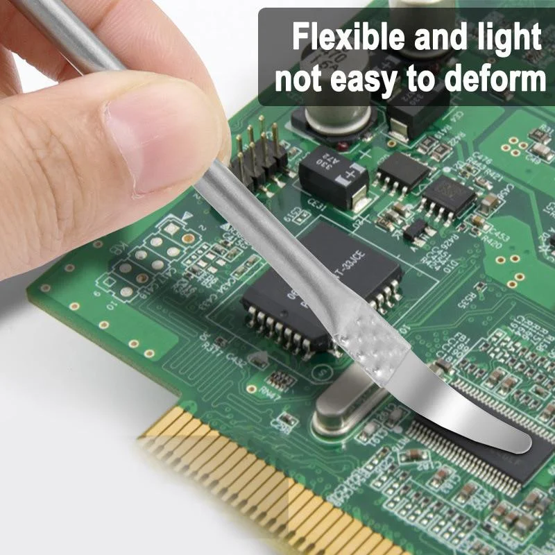 8Pcs Ultra Thin UV Glue Cleaner Remover IC Chip CPU Blade Soft Knife for Motherboard Maintenance Phone Disassembly And Repair
