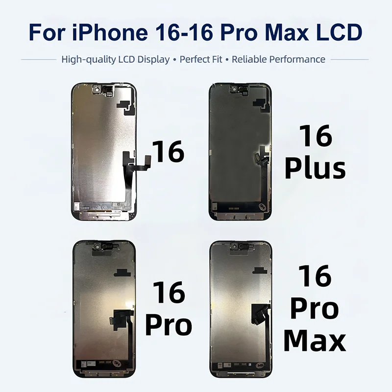 AAA+++ OLED For iPhone 14 15 16 17 LCD Touch Screen Digitizer Assembly For 14 15 Pro 16 Plus 17 Pro Max Incell Replacement Parts