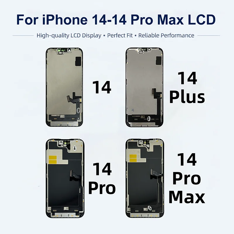 AAA+++ OLED For iPhone 14 15 16 17 LCD Touch Screen Digitizer Assembly For 14 15 Pro 16 Plus 17 Pro Max Incell Replacement Parts