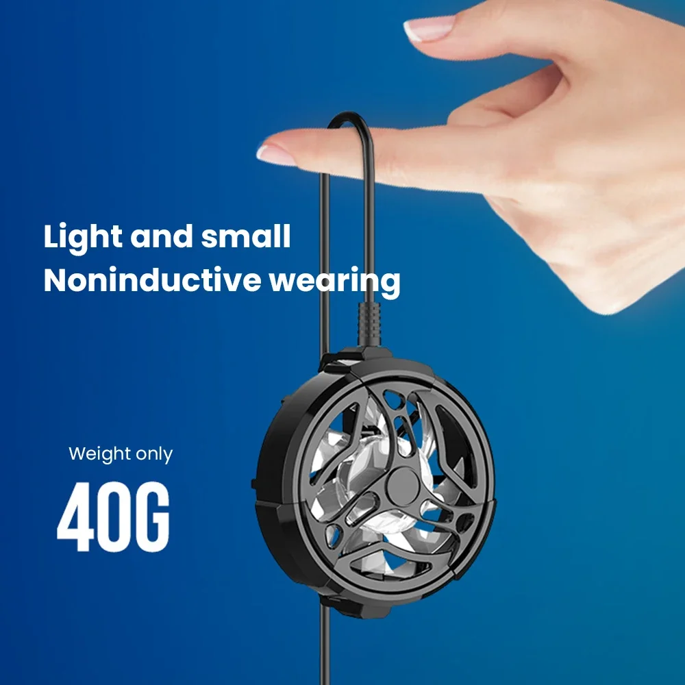 2026NEW EST USB Air-cooled Mobile Phones Radiator Back Clip General Charging Small Fan Gift Suitable for All Mobile Phones