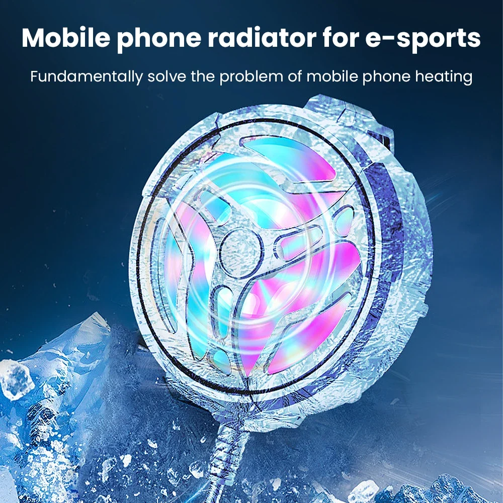 2026NEW EST USB Air-cooled Mobile Phones Radiator Back Clip General Charging Small Fan Gift Suitable for All Mobile Phones