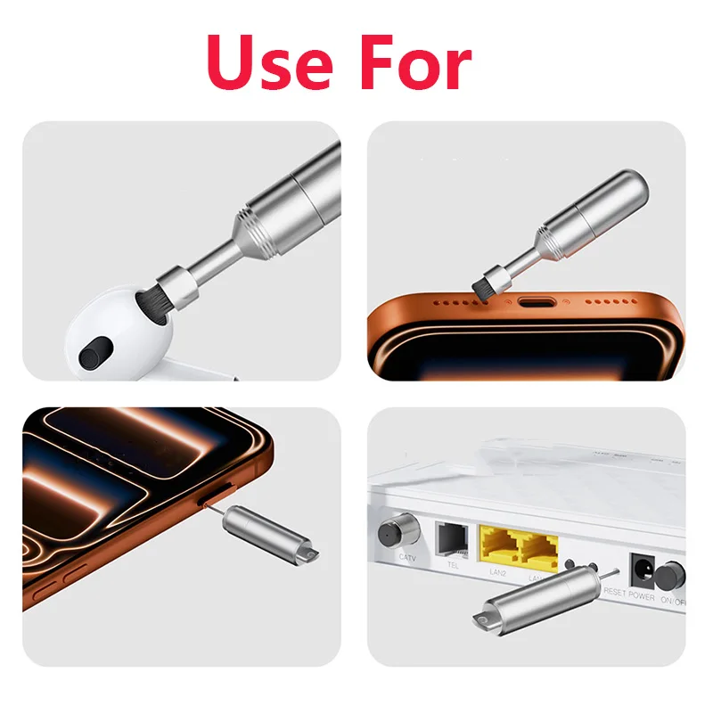 SIM Card Tray Removal Tool Eject Pin Earbuds Cleaning Brush Reset Tools Needle Opener Cleaner Pen Kit for iPhone Airpods