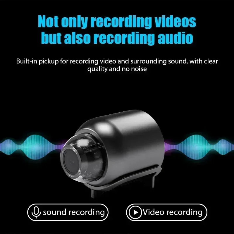 1080P HD Mini WiFi Wireless Security Camera Infrared Night Vision Motion Detection Indoor Surveillance Camera Remote View