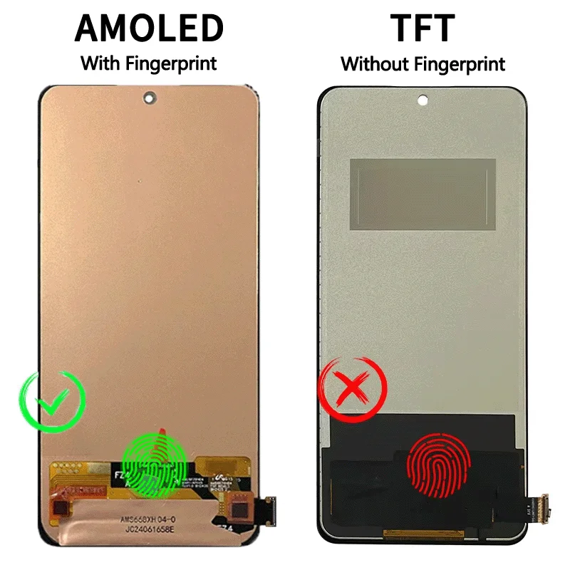 6.67" Super AMOLED For Xiaomi Poco M7 Pro 5G LCD Display Touch Screen Digitizer For Poco M7Pro 2409FPCC4G 2409FPCC4I