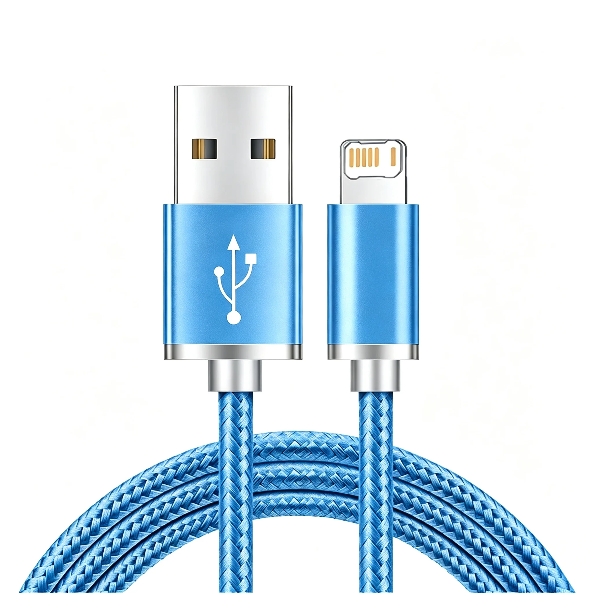 Braided Wire 20W USB Fast Charging Cable For iPhone X XR XS Max 11 12 13 Mini 14 Pro Max 7 8 14 Plus Rapid Charge USB Data Cable