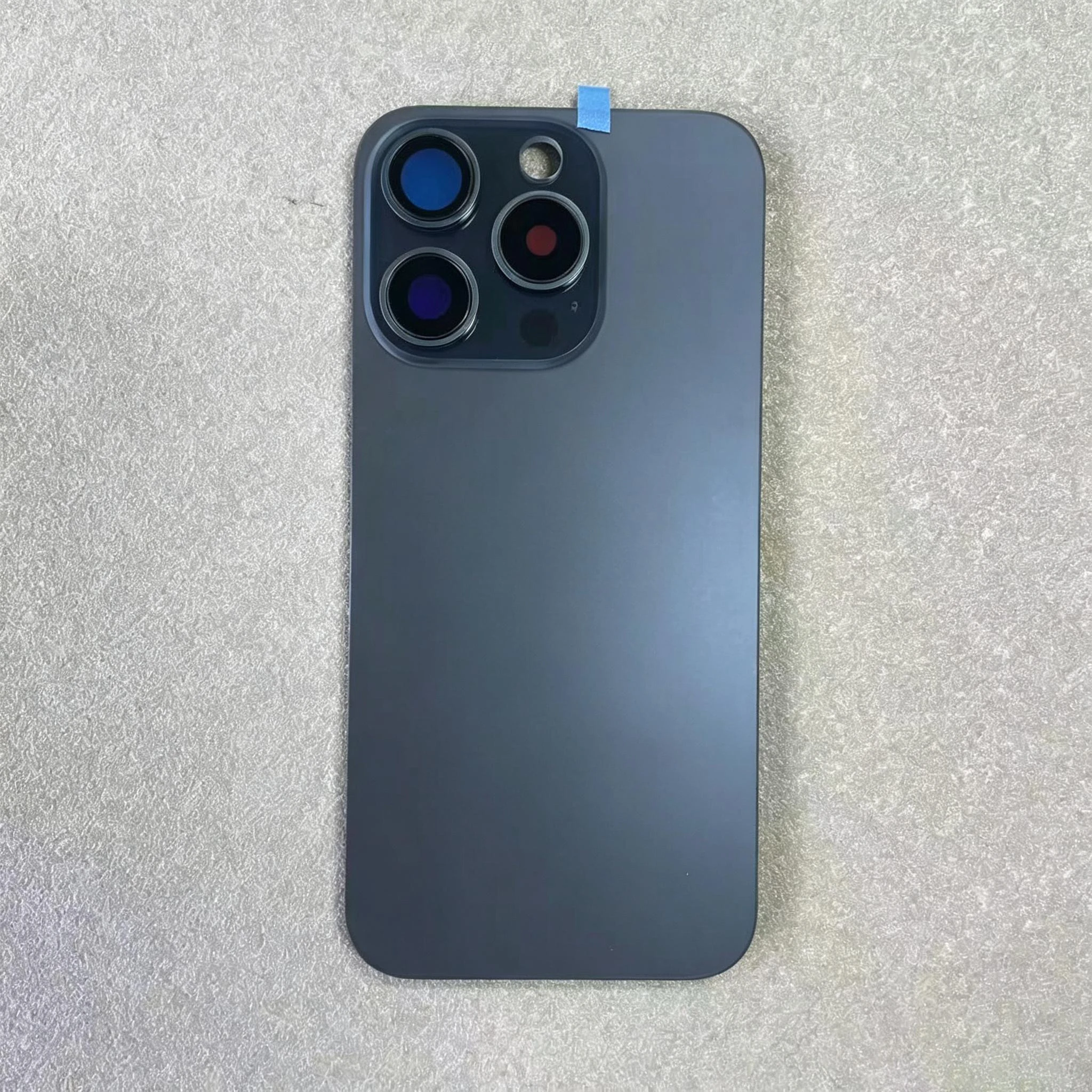 Rear Back Glass Replacement For iPhone 15 Pro 16 Pro, Built‑in Magnetic Ring And Bracket, Rear Housing Repair DIY Spare Parts