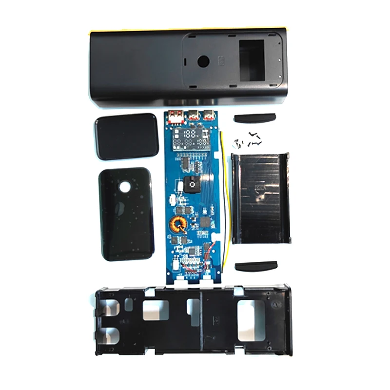 PD 100W DIY Battery Charger Case Fast Charging for 4PCS 21700 Polymer 20000mA Battery Power Bank Box for Macbook Need Welding