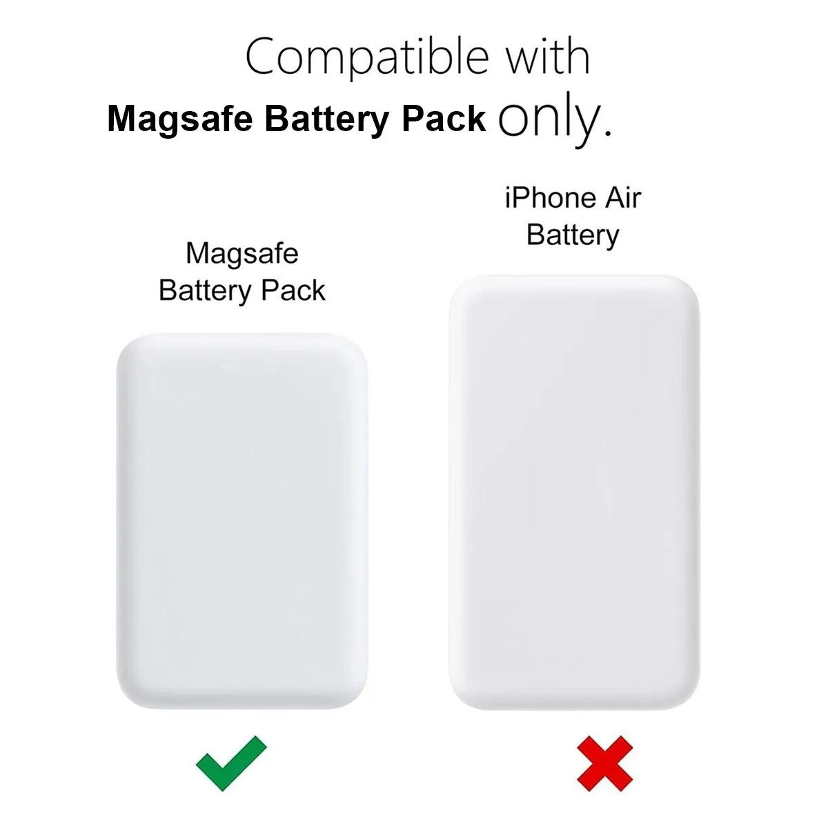 3Pcs Silicone Case Compatible with Magsafe Battery Case, Magsafe Battery Case Cover, Scratch-Resistant, Anti-Spillage, Anti-Drop