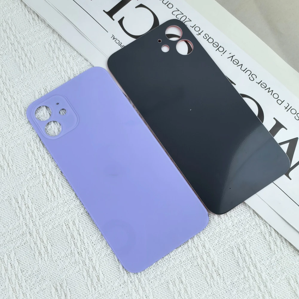 Back Cover For iPhone 12 Glass Battery Cover Door Housing Replacement Part for iPhone 12 Battery Back Cover
